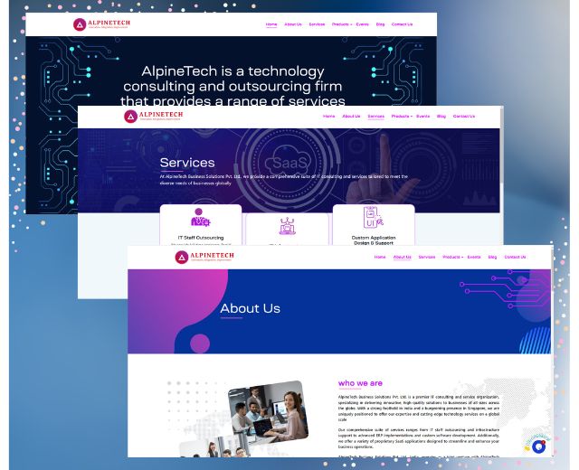 alpinetech-india.com - Website Design - WP-Business- Upto 8 Pages